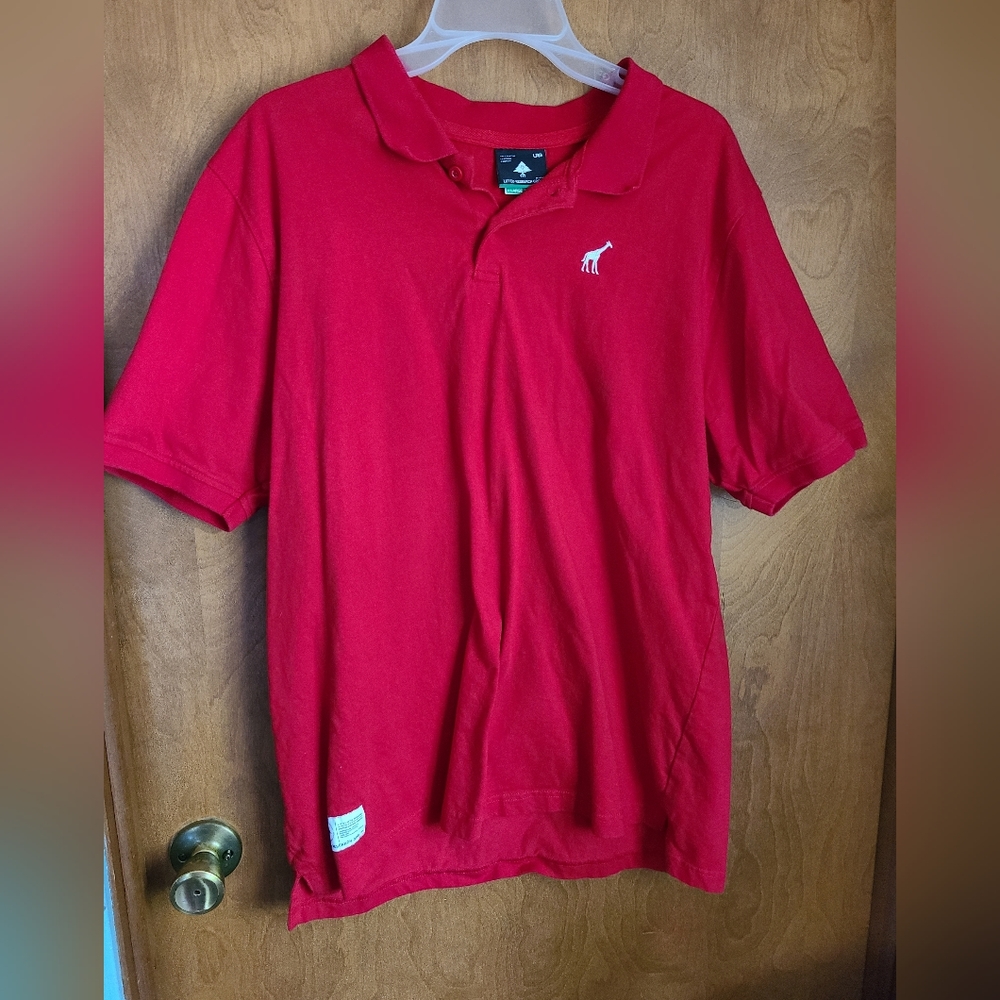🌟 4/$20 Lifted Research Group Red Polo - size xl